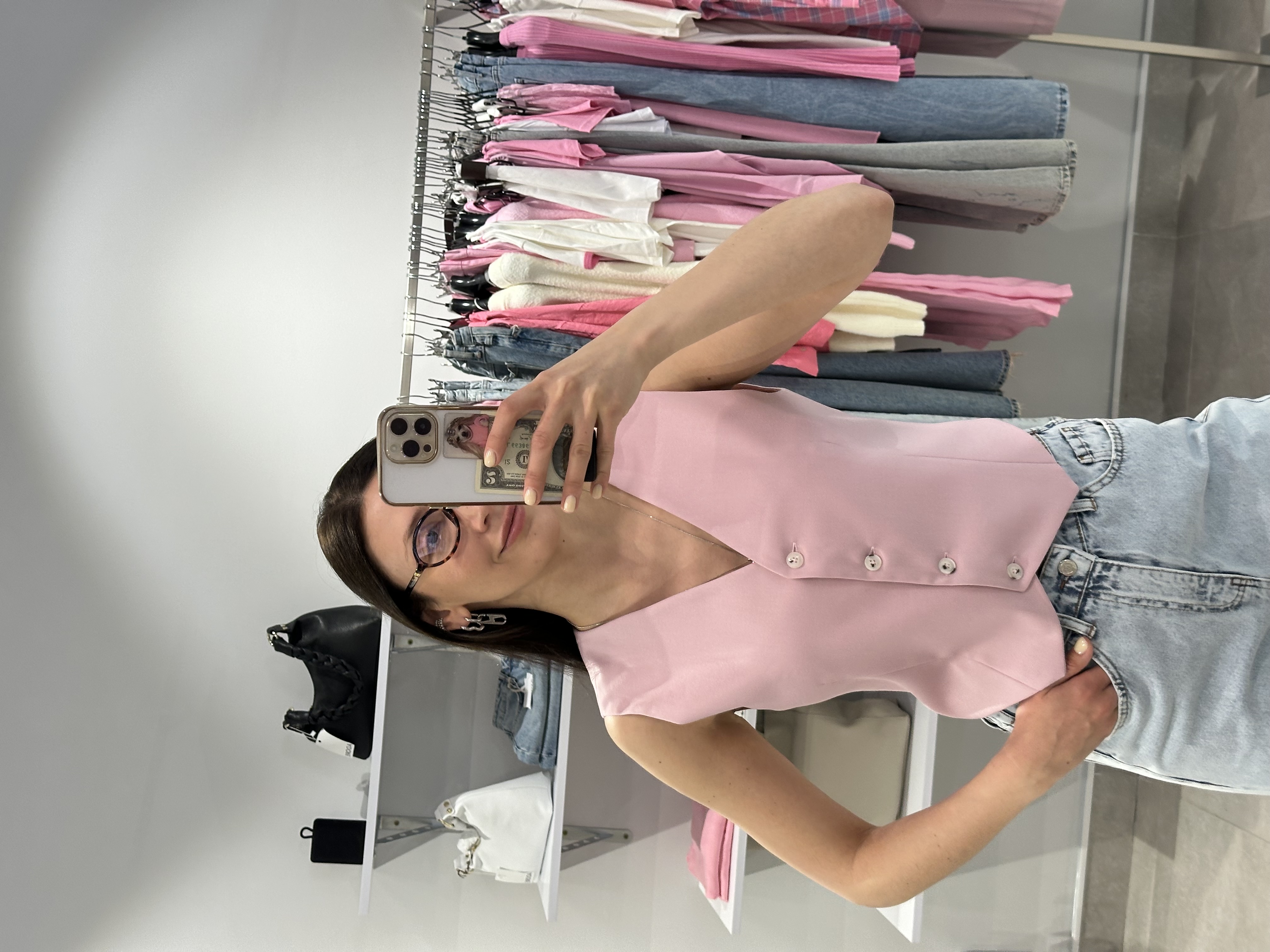 Жилет 85-2\12-1 костюмка ліловий, M