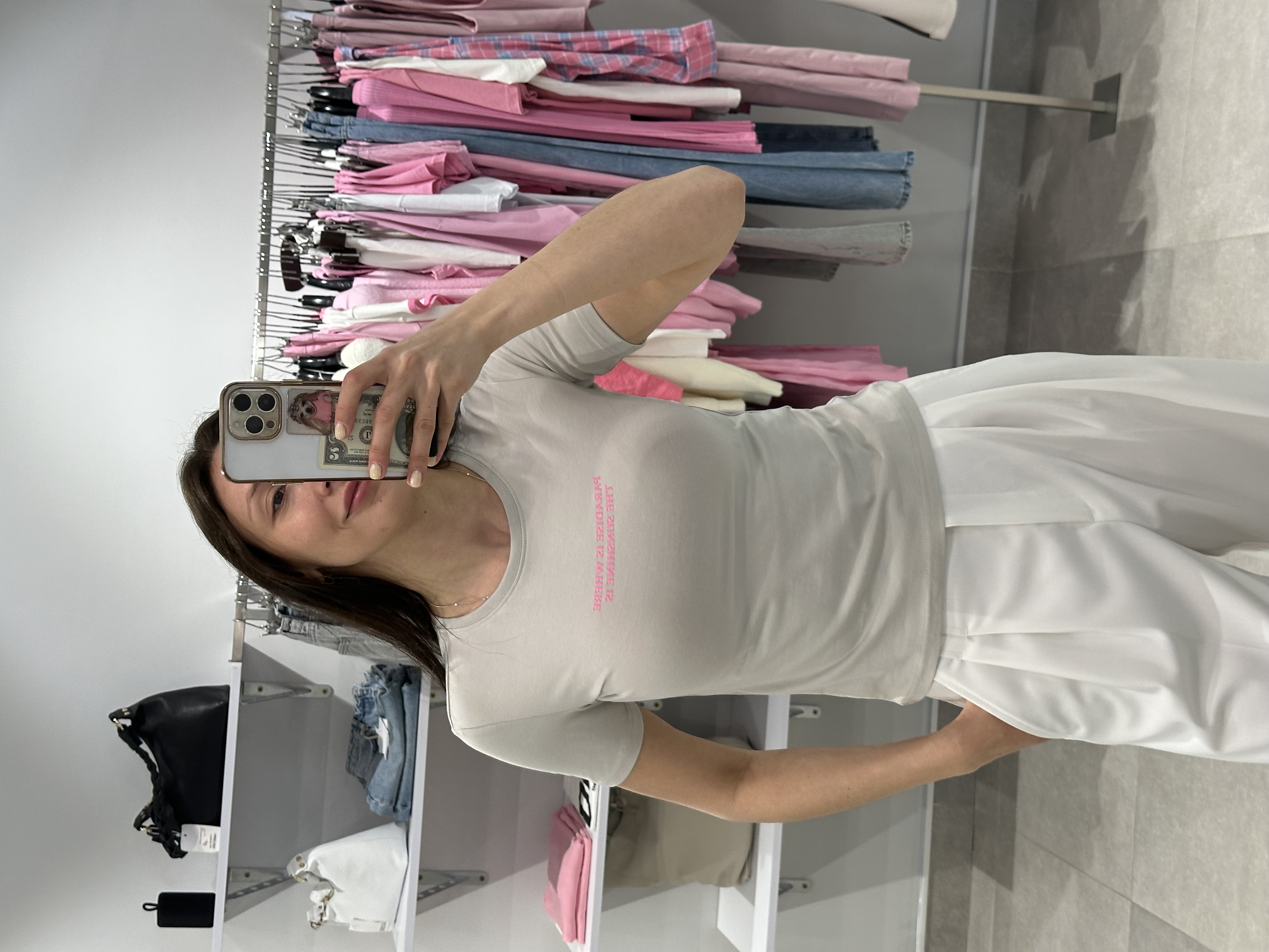 Футболка 985 Paradise світлий сірий