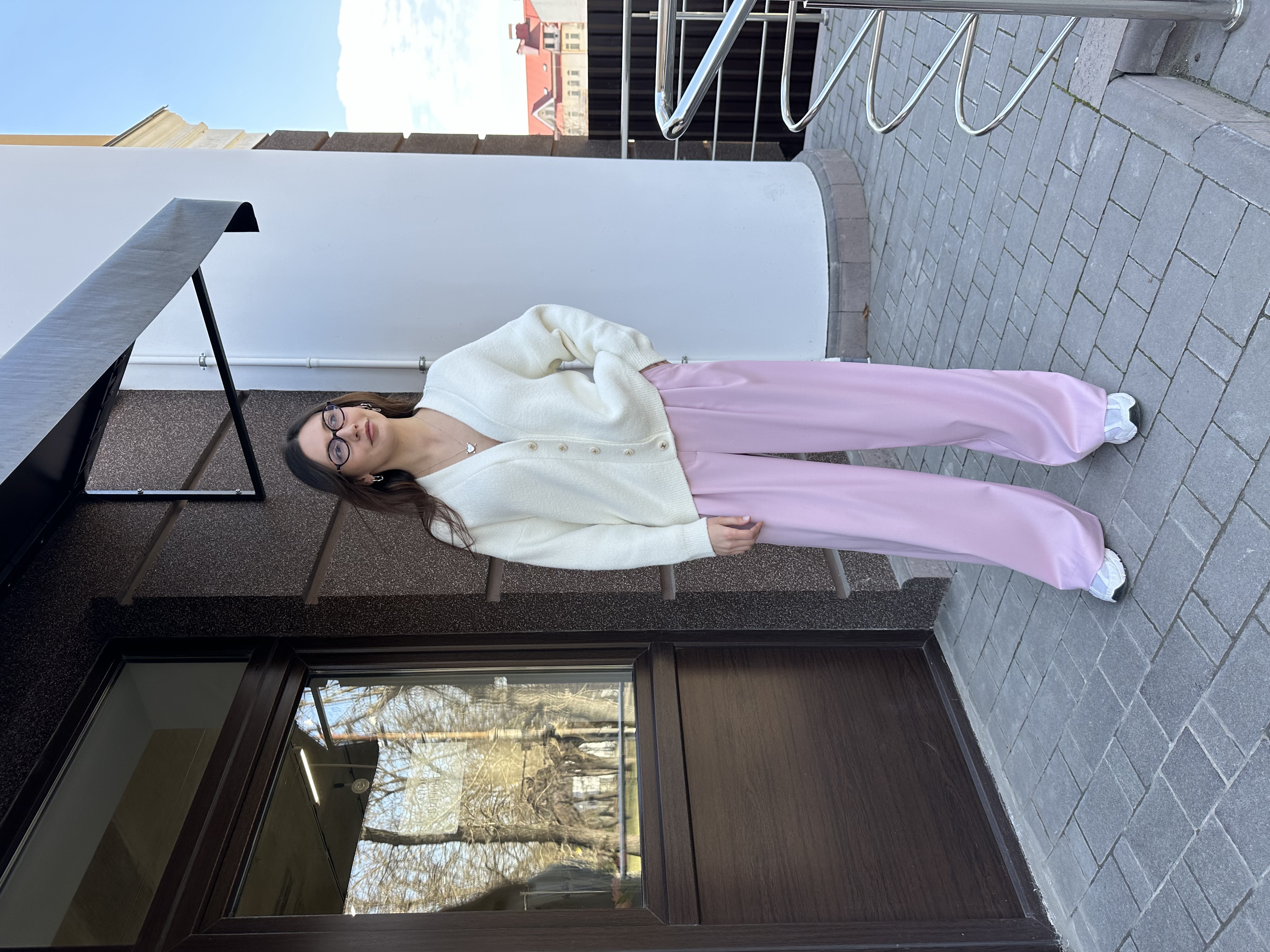 Брюки Беатріс костюмка 298_113 ліловий