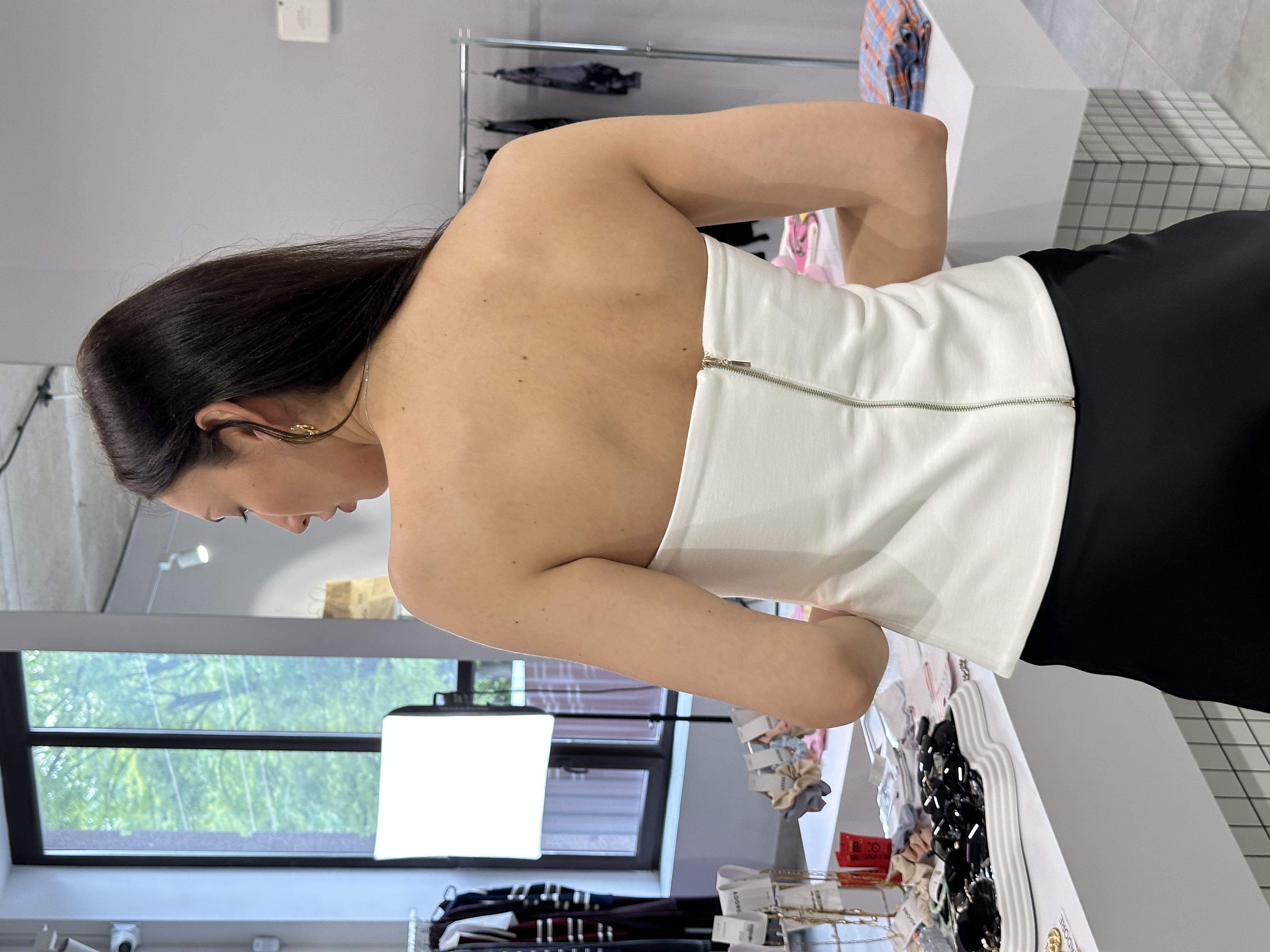 Корсет 1147-2\36-5 італійський трикотаж молочний, M