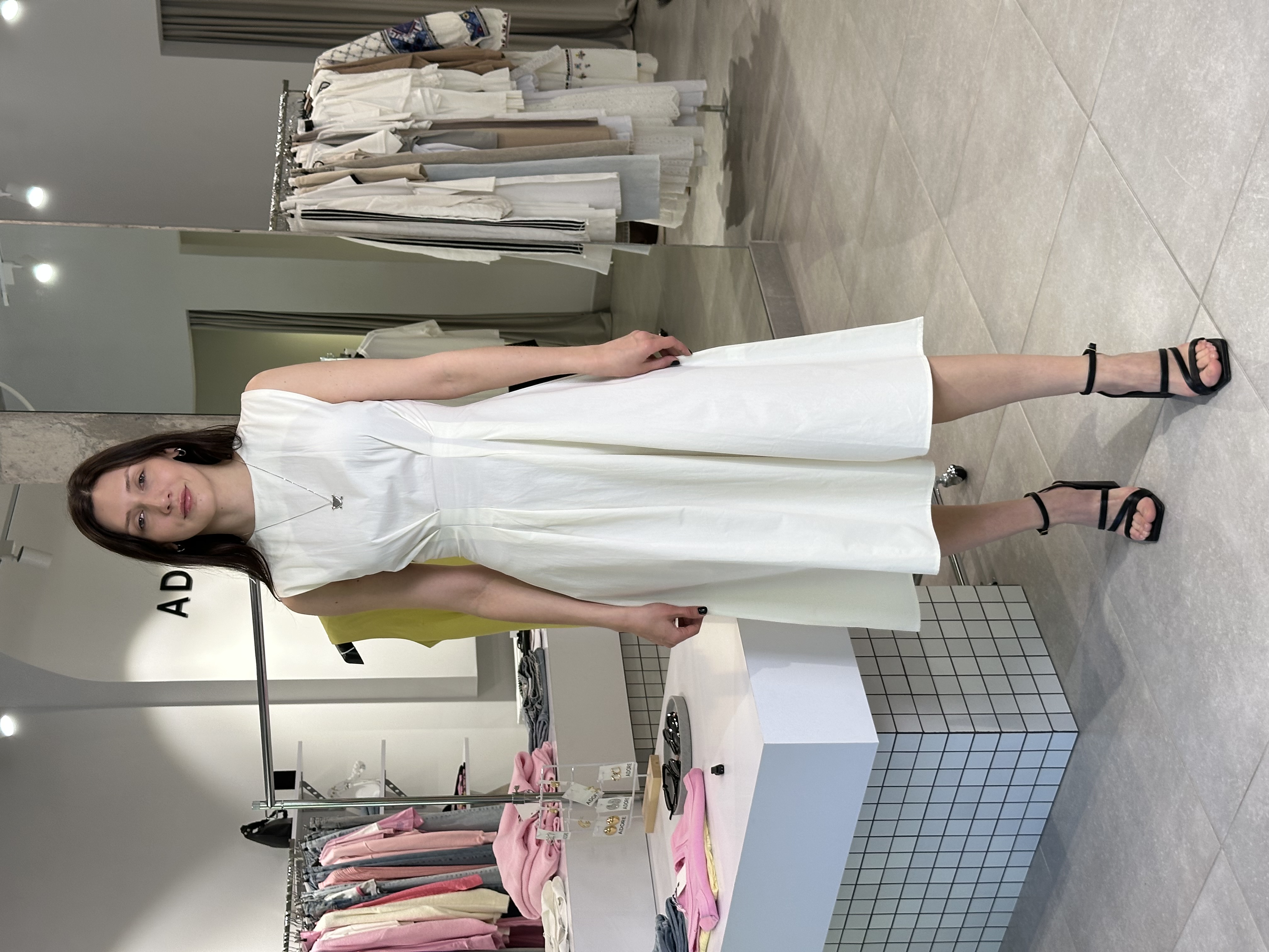 Сукня Deppot 4870 міді ваніль