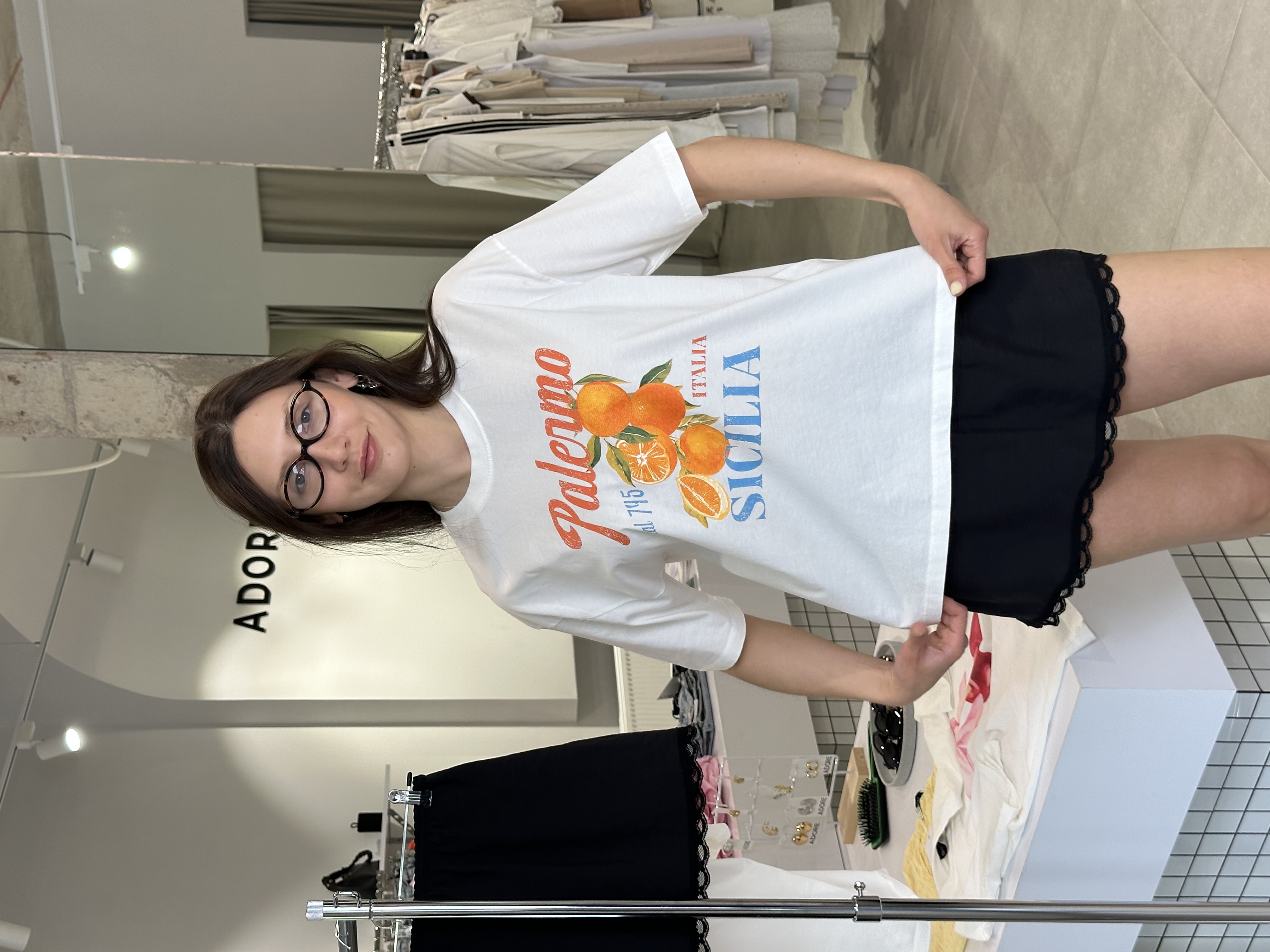 Футболка Palermo Italia білий, one size