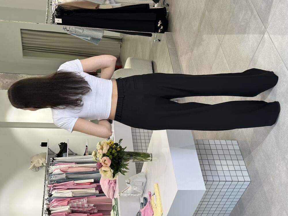 Брюки Беатріс костюмка 298_113 чорний, XS