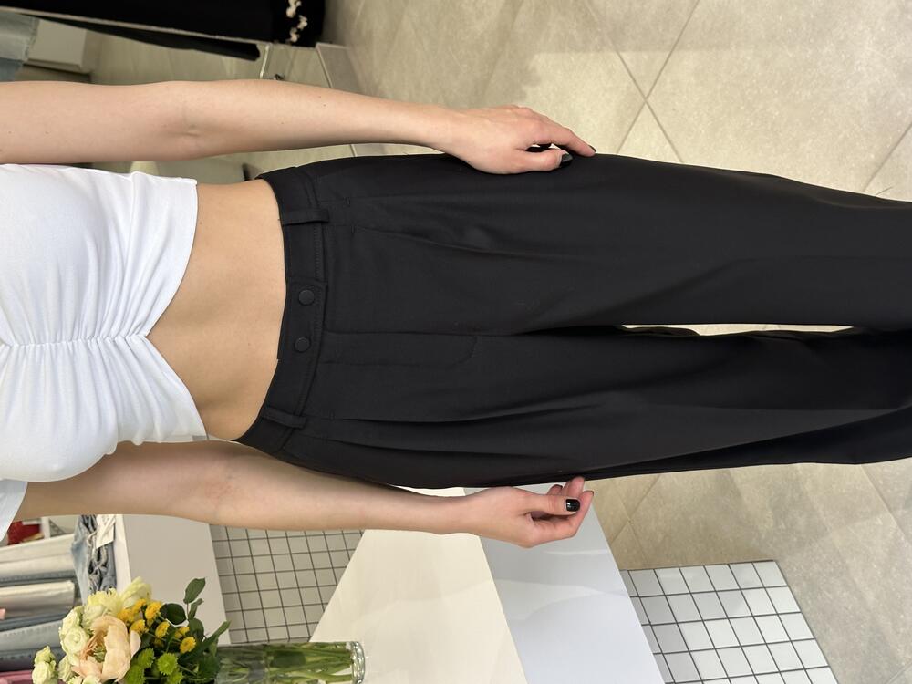 Брюки Беатріс костюмка 298_113 чорний, XS