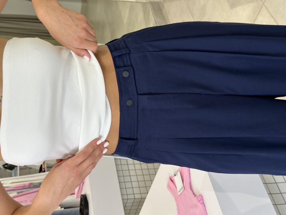 Брюки Беатріс темно-синій, S