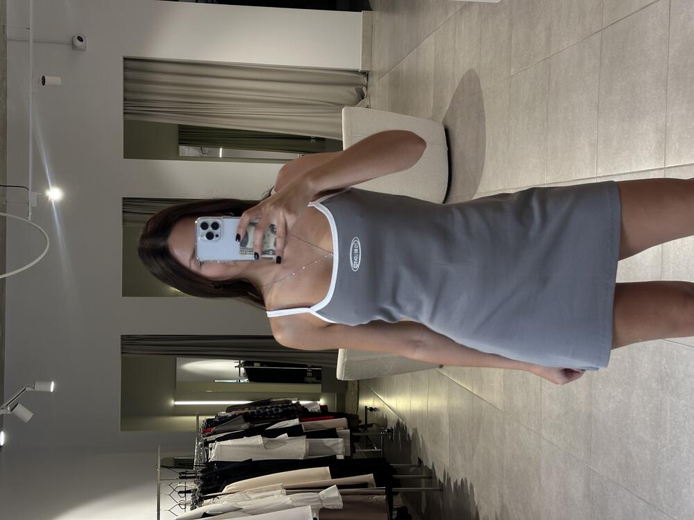 Сукня з кантом та вишивкою 1200-2/9-09/ грудневе небо