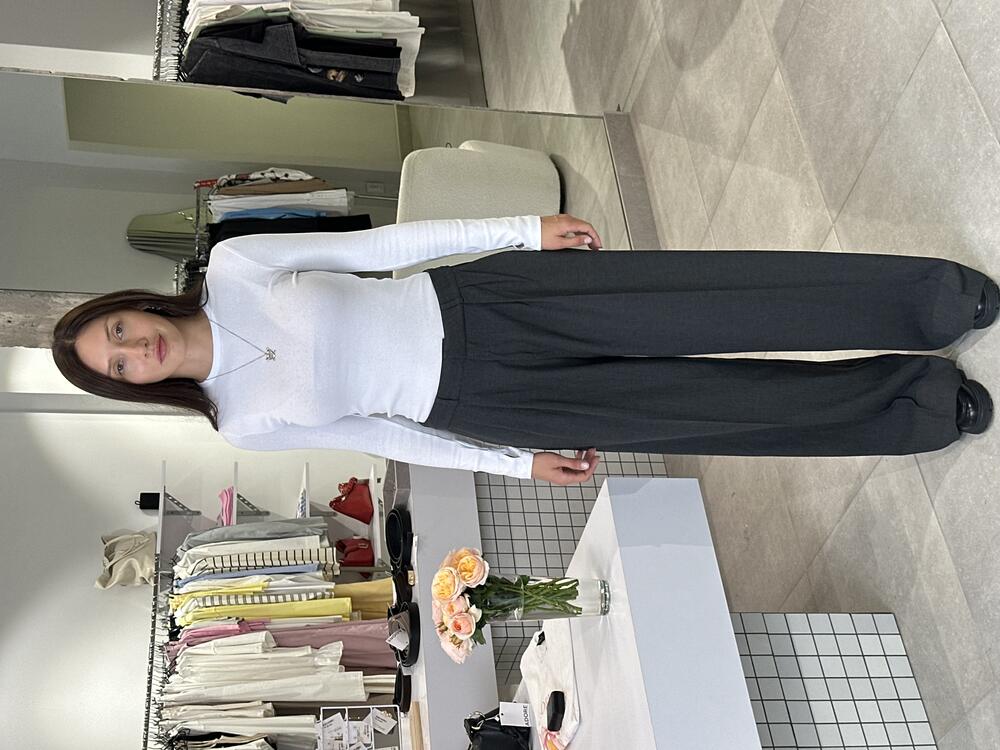 Брюки Костюмка меланж меланж, 36