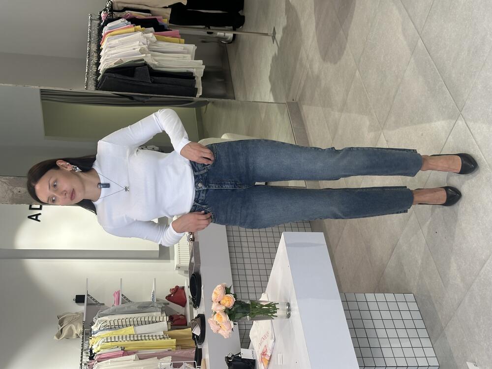 Джинси прямого крою STRAIGHT RM2006 брудний синій, 42