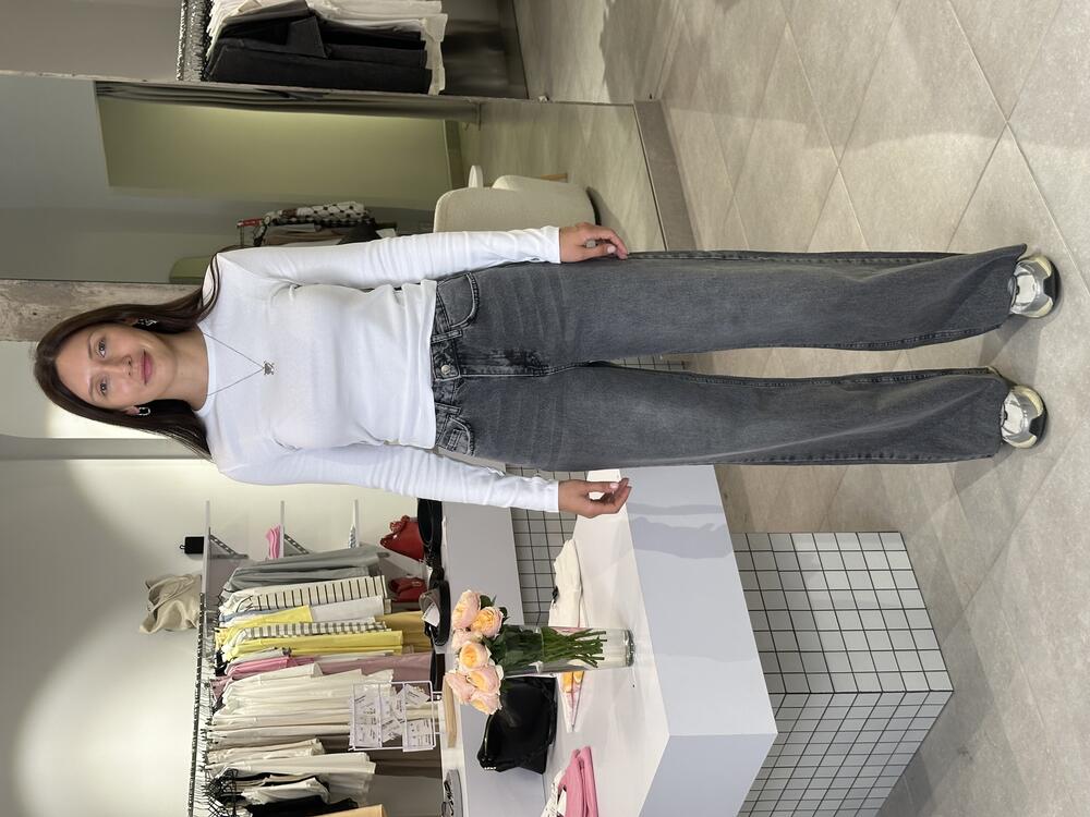 Джинси палаццо wide leg 1011 сірий