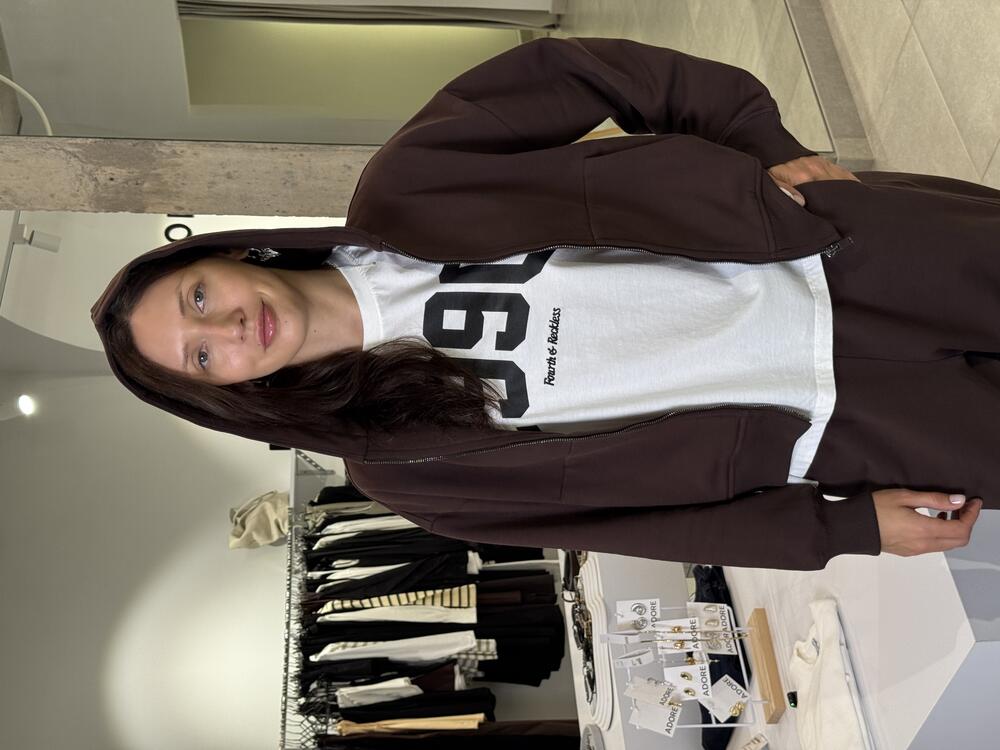 Костюм 1155\30-1 джогери трьохнитка шоколад, XS