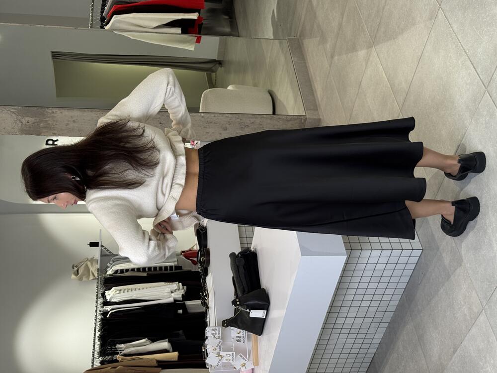 Спідниця Діор 133\9950_52 шовк чорний, M