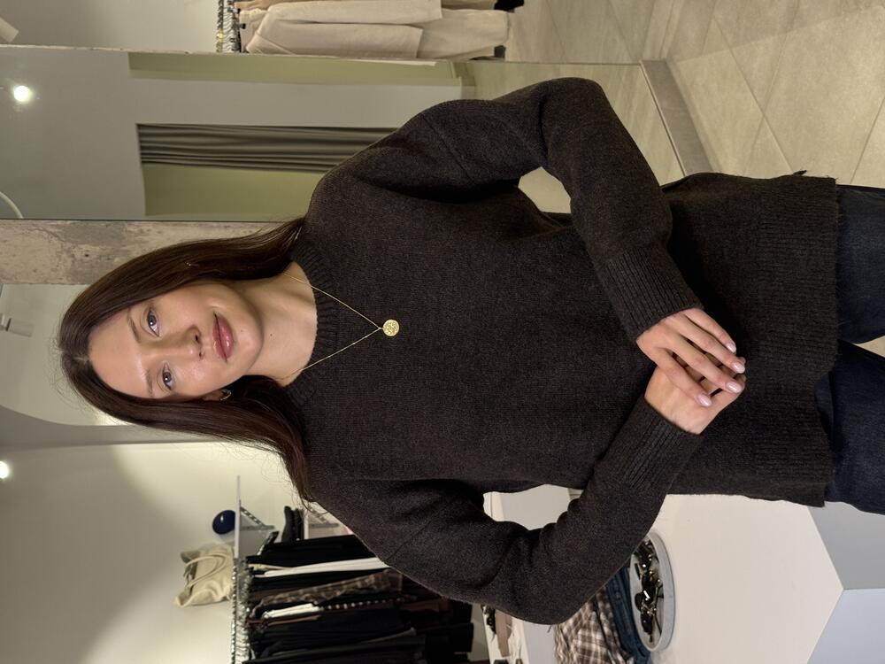 Светер база темний шоколад, one size