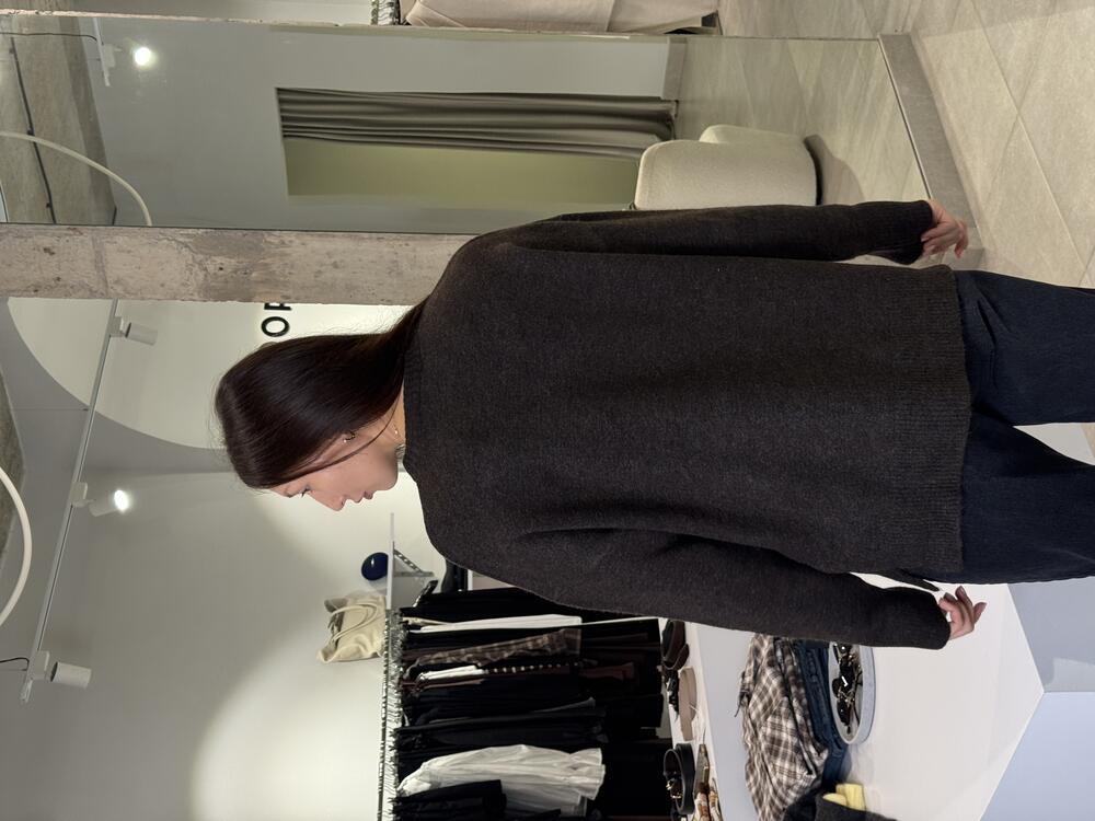 Светер база темний шоколад, one size