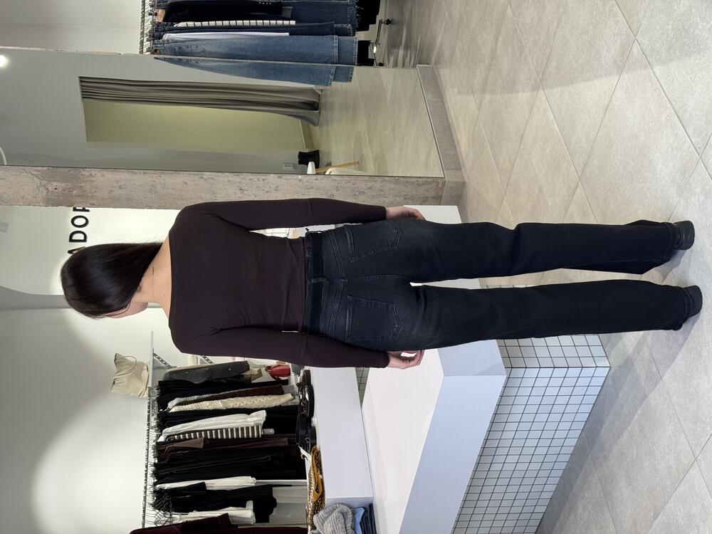 Джинси палаццо WIDE LEG RM-1001 чорний, 44