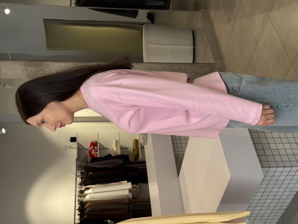 Лонгслив 564-4\11-2_09 інтерлок рожевий, M